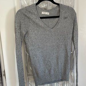 Grey knit sweater